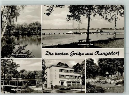 Rangsdorf Rangsdorfer See Nymphensee Zülowsee Hotel Rangsdorfer Hof Im Park