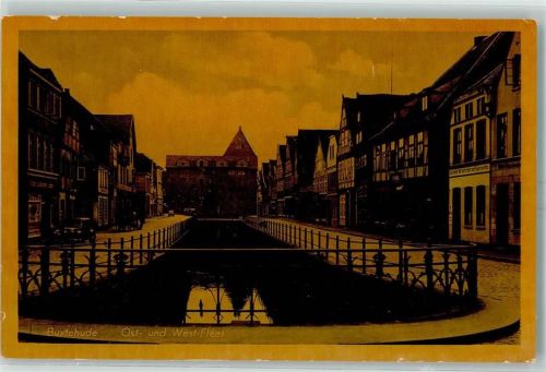 Buxtehude Ost- und West - Fleet Bahnpost