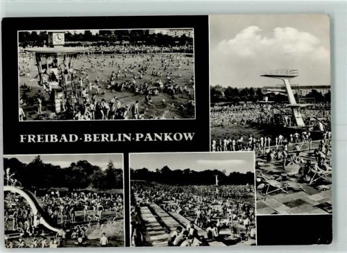 Pankow Schwimmbad Sprungturm Wasserrutsche
