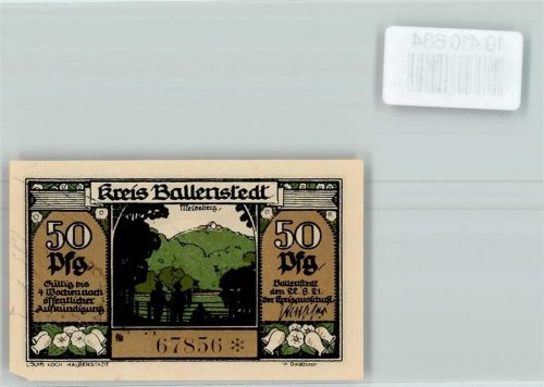 Ballenstedt Notgeld Zwerge