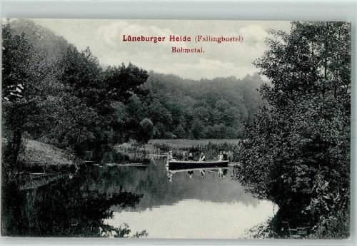 Fallingbostel Lüneburger Heide Böhmetal Ruderboot