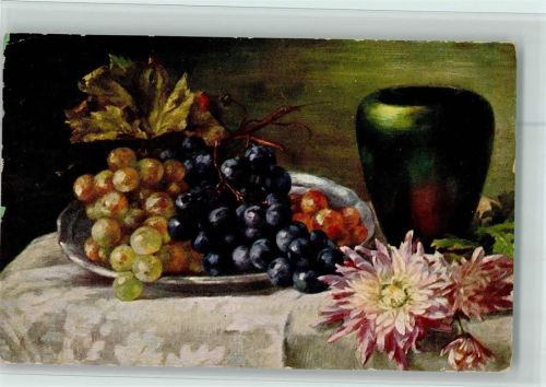Früchte, Weintrauben ca 1900 AK
