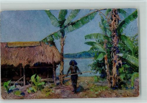 Kolonialkriegerdank Nr. 4 - Neuguinea - Gemälde von Peter Paul Müller