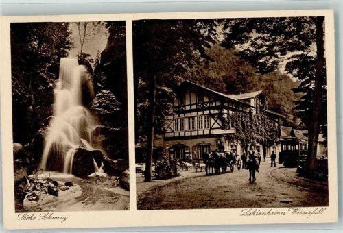 01855 O8361 Lichtenhain b Sebnitz - Lichtenhainer Wasserfall