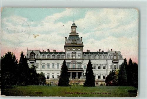 Hanau Schloß Philippsruhe vom Park aus gesehen