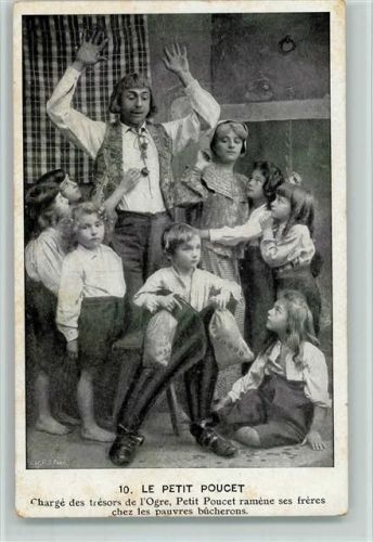 Serie Märchen Nr. 10 Le Petit Poucet AK