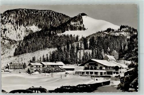 Spitzingsee Berggasthaus Mayerhof Inh. Willi Merkl Oldtimer Winter