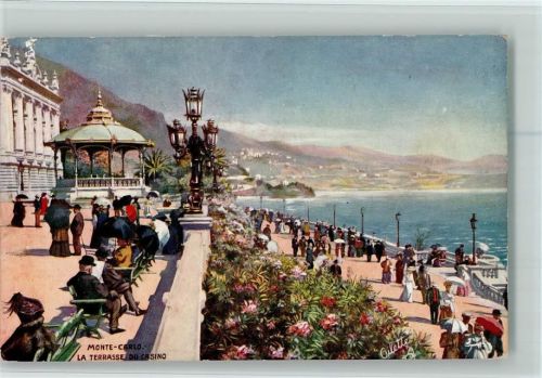 Tuck - Monte Carlo Serie 230B - Terrasse du Casino AK