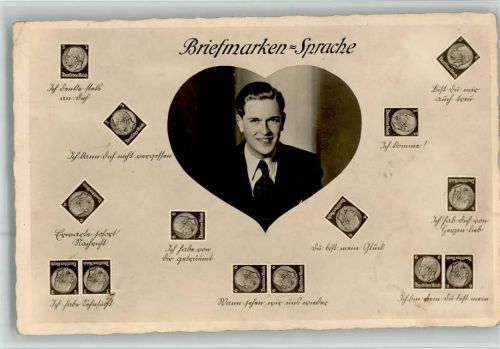 1940 Verlag NPG 3306 - Eckknick , Flecken