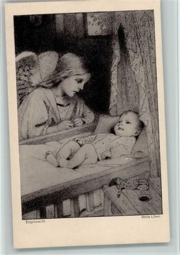 Baby und ein Schutzengel - Verlag Girtanner Nr. 110 AK Gute Erhaltung
