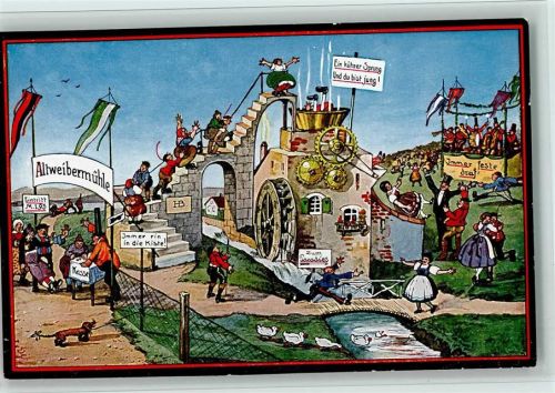 Altweibermühle - Humor - Nr. 209 Schwäbischer Kunstverlag