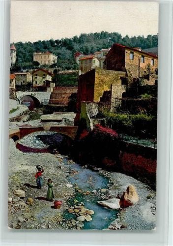 San Remo Serie 137 Nr. 2630 - Riviera di Ponente , Wäsche waschen - gute Erhaltung AK Nenke & Ostermaier