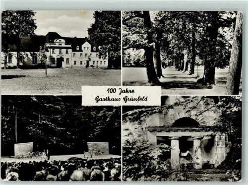 Waldenburg Gasthaus Grünfeld Eichenallee Freilichtbühne Ruine