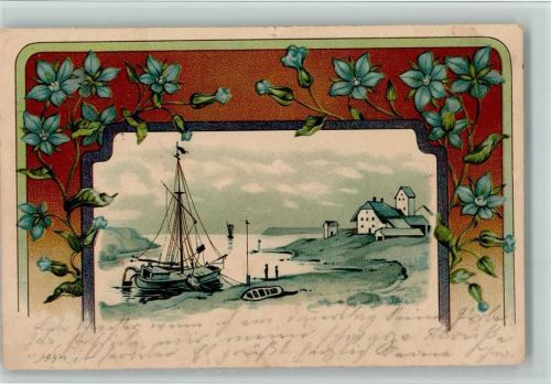 1902 schöne Litho, gute Erhaltung AK