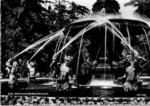 Graz Stadtparkbrunnen AK