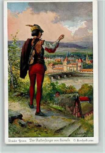 Nr. 5 Der Rattenfänger von Hameln - Märchen , Sagen AK Gute Erhaltung