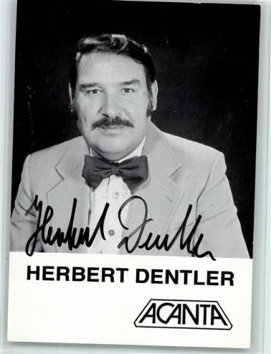 Herbert Dentler Autogramm