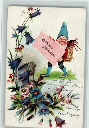 1906 Pfingsten Maikäfer AK