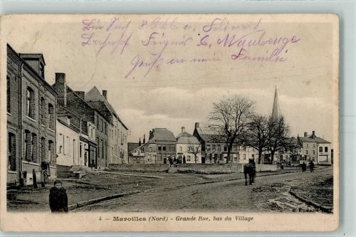 Mons 1914 Maroilles Nord Grande Rue