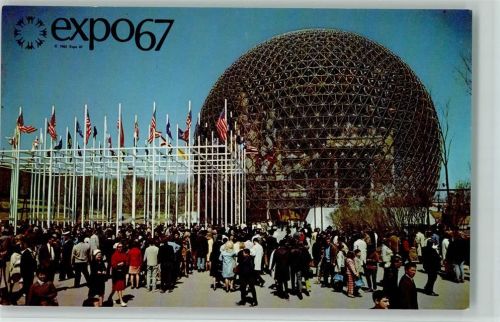 Ausstellung - Expo 1967 - Pavillon der USA, sehr gute Erhaltung AK