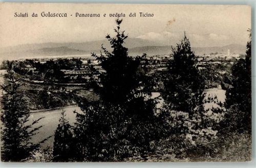 Golasecca 1920 Veduta del Ticino