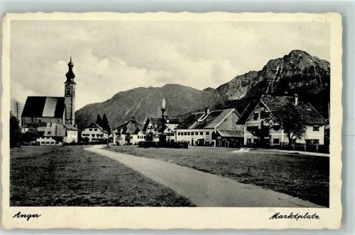 83454 W8233 Anger b Bad Reichenhall - Marktplatz Dorfkirche