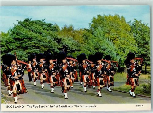 Scotland The Pipe Band of the 1st Battalion of the Scots Guard AK