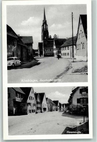 Köndringen Heimbacherstrasse Hauptstrasse Kirche