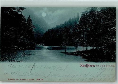 Dornbirn 1899 Stauffensee bei Gütle