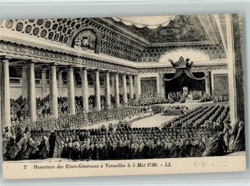 1920 Nr. 2 Overtüre des Etats-Generaux a Versailles 1789 AK