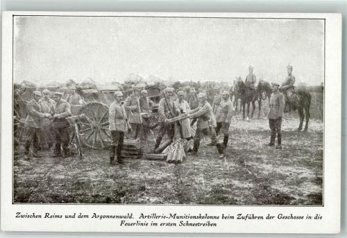 Artillerie Munitions-Kolonne - Verlag Imberg & Lefson K 101 AK Deutsches Heer WK I