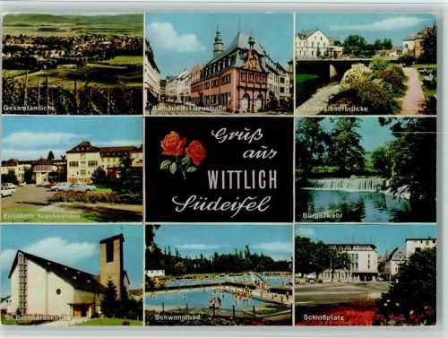 Wittlich Elisabeth Krankenhaus Schlossplatz Freibad