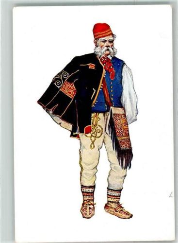 Tracht Grenzer Bauer Lika sign. Vladimir Kirin