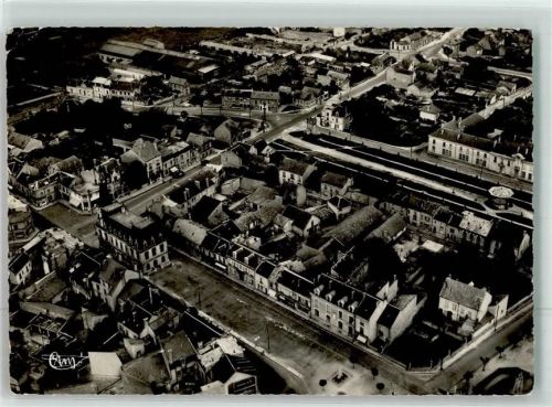 Fismes Fliegeraufnahme la Place Rathaus