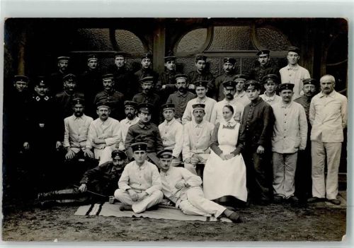 Heidenau 1918 Pflegepersonal Johanniter-Krankenhaus Feldpost
