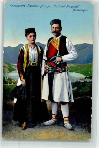 1918 Tracht Montenegro