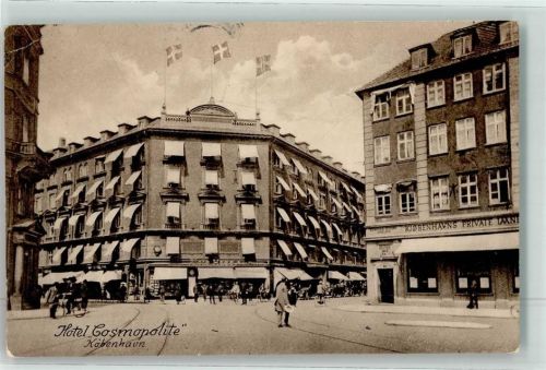 Kopenhagen 1922 Hotel Cosmopolite