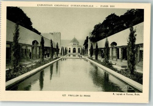Paris Architekten A. Laprade et Fournez Exposition Coloniale Internationale 1931 Nr 437 Pavillon du Maroc Architekt