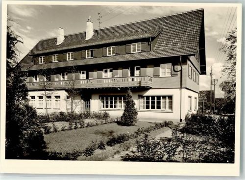 72285 W7293 Herzogsweiler Foto AK Gasthaus Pension zum Hirsch Foto Metz