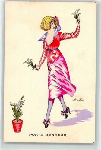 Porte Bonheur Mode Muguet de Mai Serie 71 Verlag A. Noyer Sager, Xavier