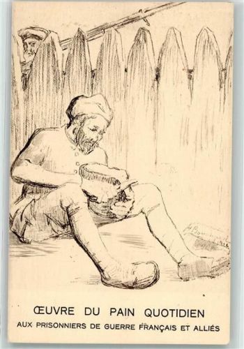 Couvre du pain Quotidien - Aux Prisonniers de Guerre Francais et Allies - WK I