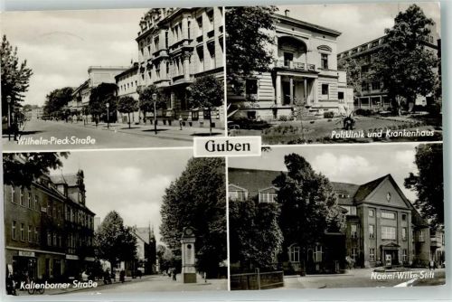 Guben Wilhelm-Pieck-Straße Poliklinik Krankenhaus Kaltenborner Straße Naemi-Wilke-Stift