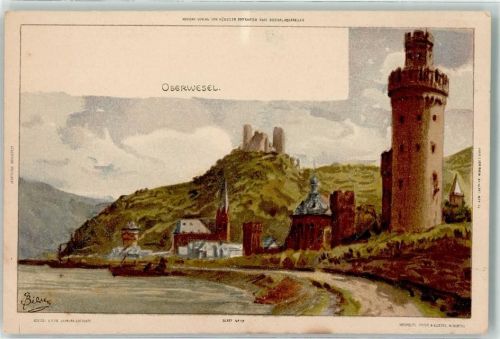 Oberwesel 1899 Oberwesel Novitas Verlag Blatt 12 Ochsenturm