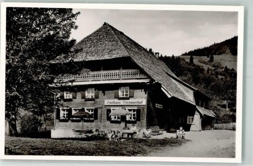 79872 W7821 Bernau im Schwarzwald, Baden Foto AK Gasthaus Pension Bernauerhof