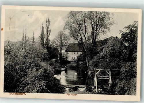 Schlüchtern 1912 Am Wehr