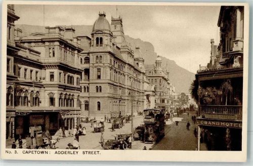 Kapstadt Adderley Street Grand Hotel Straßenbahn Oldtimer
