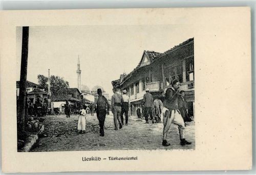 Skopje Türkenviertel Tracht