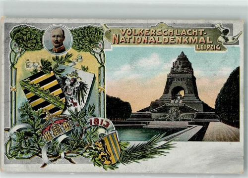 Leipzig 1908 Völkerschlachtdenkmal