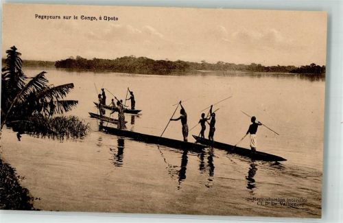 Kinshasa Fischer auf dem Kongo