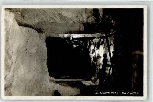 Solotwyno Slatinske Doly Dul Frantisek Salzgruben Bergbau Foto AK
